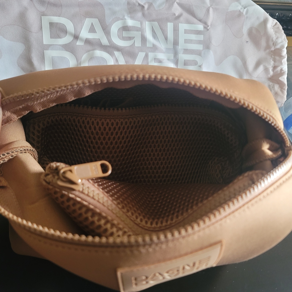 Dagne Dover Tan Cosmetic Bag - Picture 3 of 7